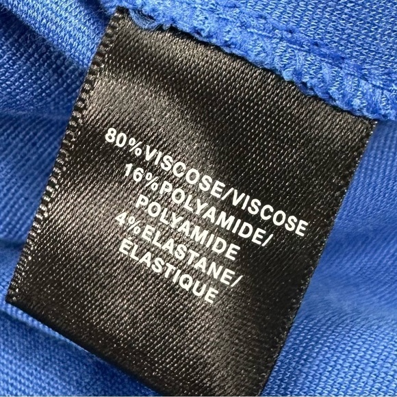 Lafayette 148 colorblock navy blue knit stretchy shift dress New York 3X plus - Picture 9 of 11